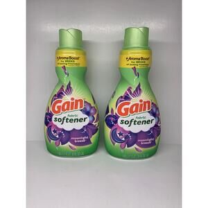 Gain Fabric Softener Moonlight Breeze 48 Loads 35 Fl Oz. Aroma Boost 2 Pack